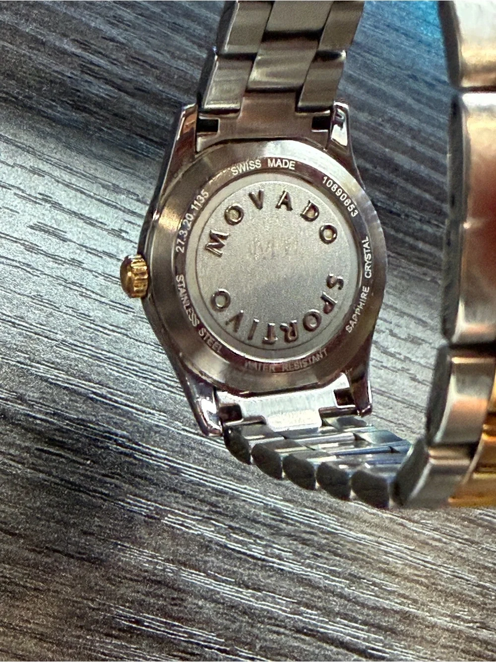 Movado Sportivo Women’s Stainless Steel Watch (10890653) New Battery